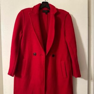 Red J. Crew Coat